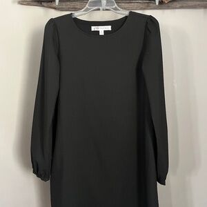 Black shift dress